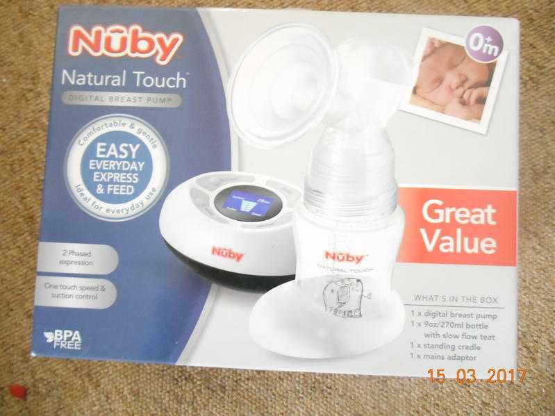 Nuby digital breast pump. As new.