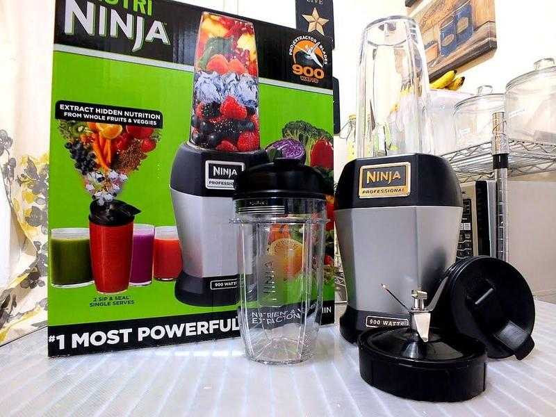 Nutri Ninja BL480 Auto IQ - Black and Silver