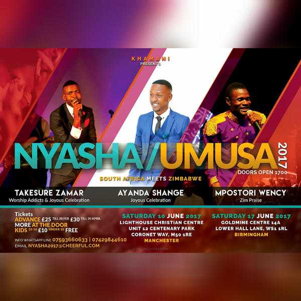 NYASHAUMUSA2017 The Afro Gospel Concert