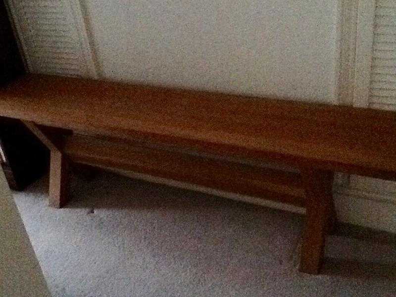 Oak bench