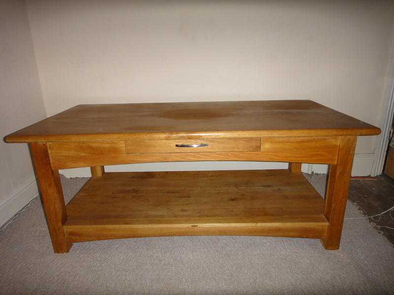 Oak coffee table