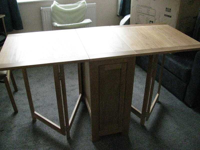 Oak Effect Drop leaf Table - NEW and in original packaging but with slight Damage (shown)