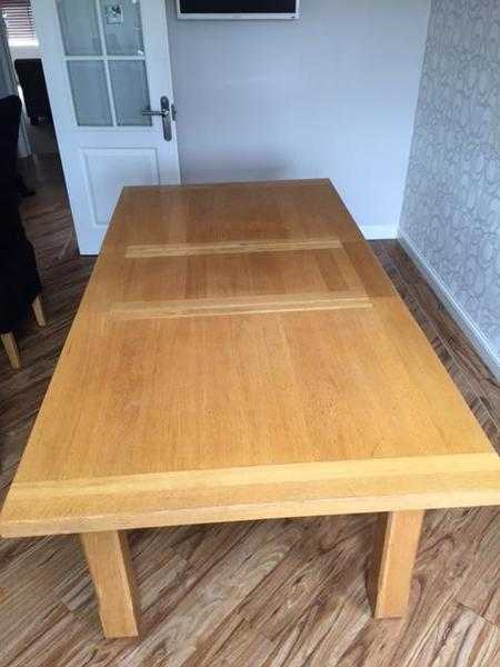 Oak Extending Dining Table