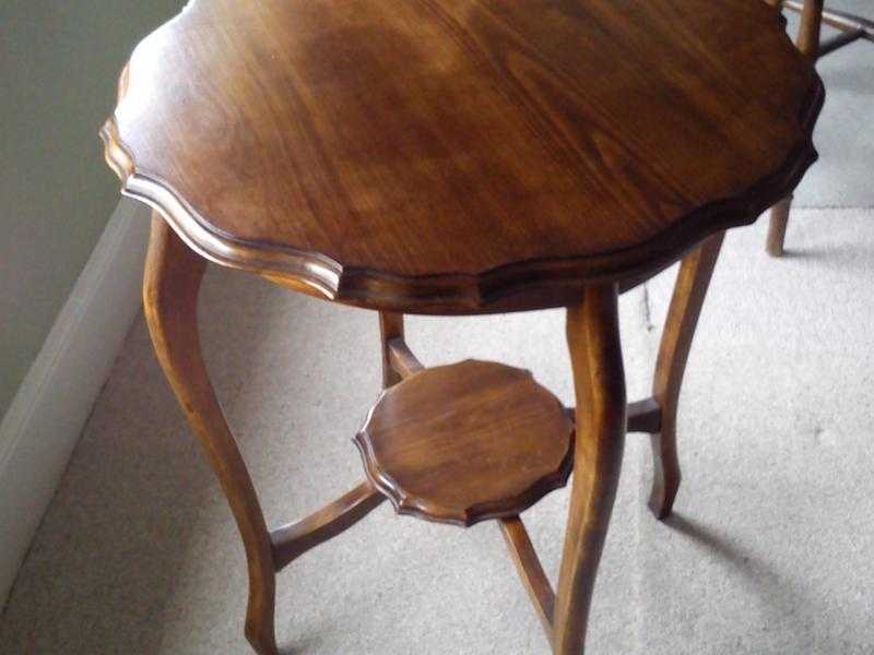 oak round octagonal table