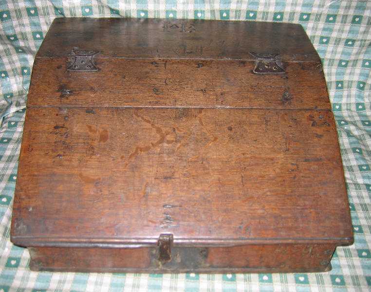 Oak Writing Box, Writing Slop, Bible Box