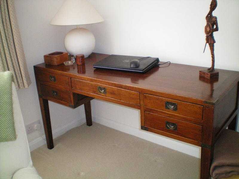 Oak writing desk