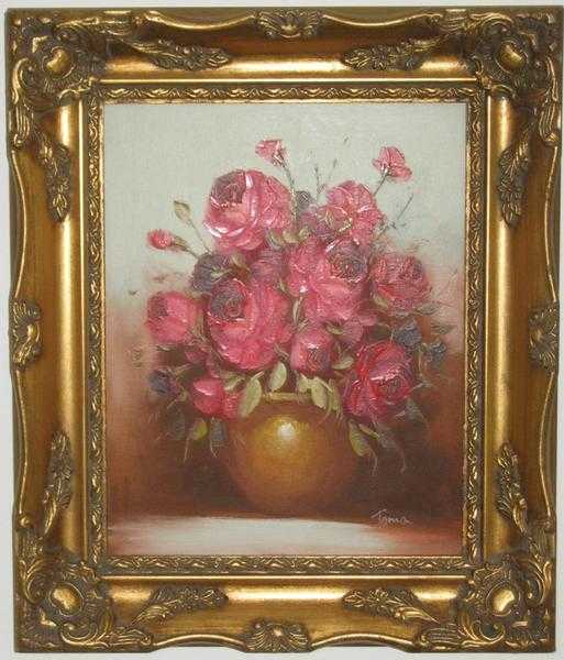 Oil Painting of Roses