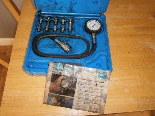 Oil Pressure tester, Motors Spares  Parts, Sykes pickavant