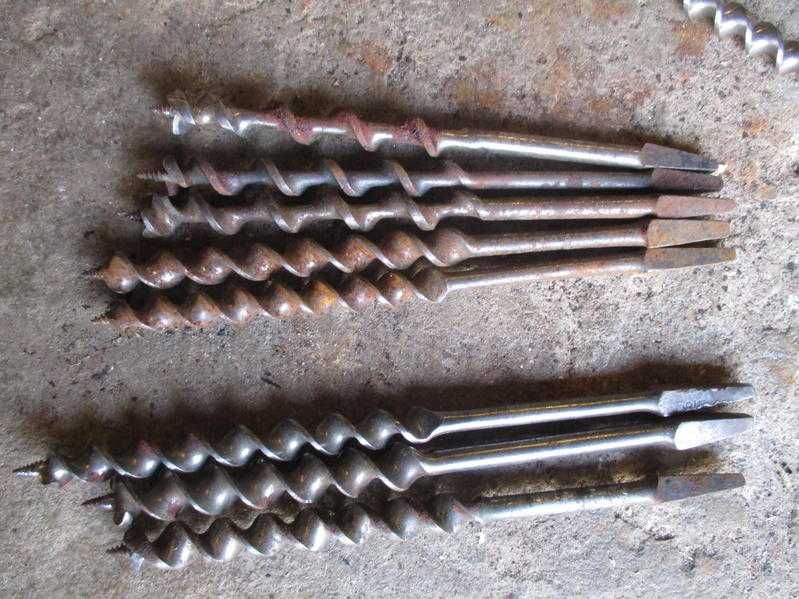 Old drill bits augers wanted