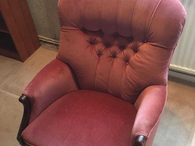 Old fashioned style cushioned chairs for sale