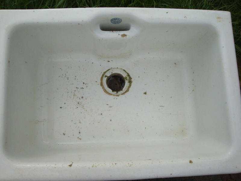 Old kitchen sink for plants