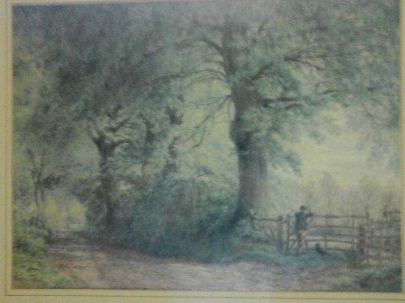 old painting dated 1865 but cannot read signicture