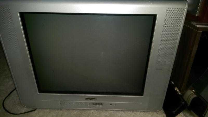 Old style TV and free view box