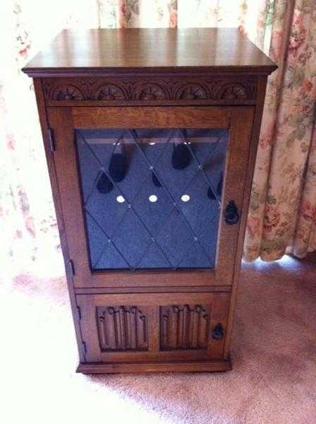 Olde Court Solid Oak HiFi Cabinet