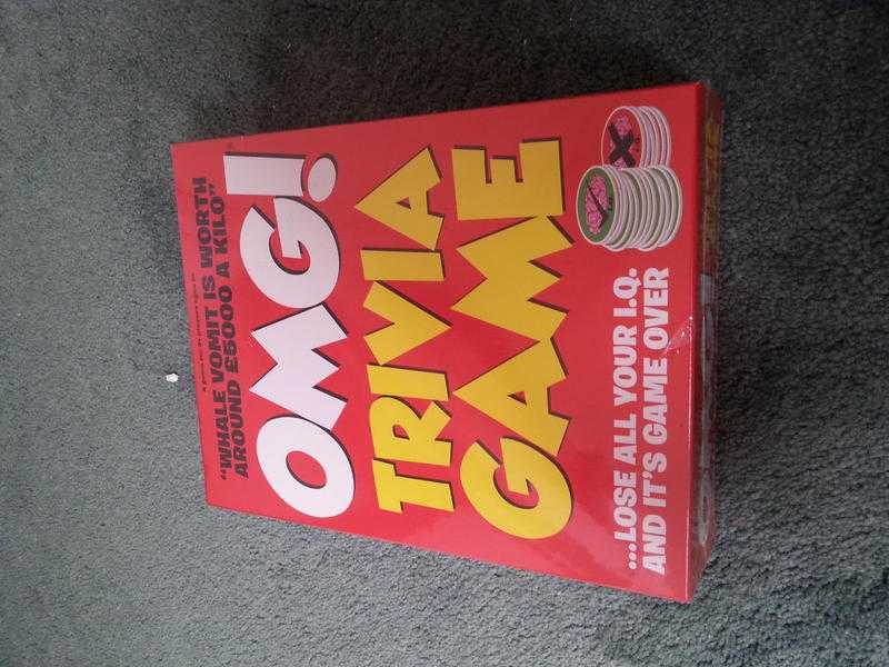 OMG Trivia Board Game, Brand New in Packaging