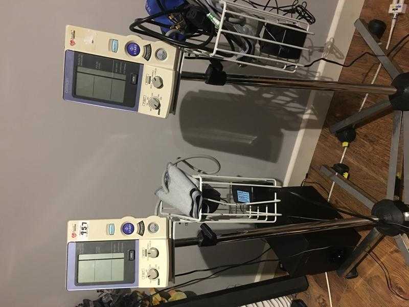 Omron blood pressure rechargeable monitors with stand