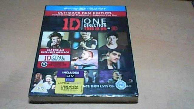 ONE DIRECTION BLU RAY 3D amp BLU RAY-NEW-STILL SEALED