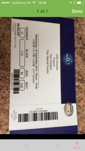 One direction tickets London O2