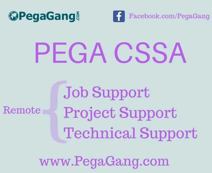 Online Pega CSSA  Certification Training