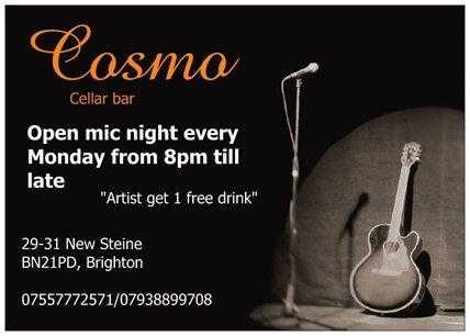 Open Mic Cosmo Cellar Bar