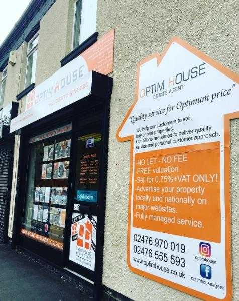 Optim House Estate Agent Coventry