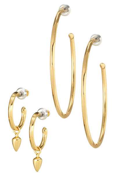 Orbit Hoop Earrings - Gold