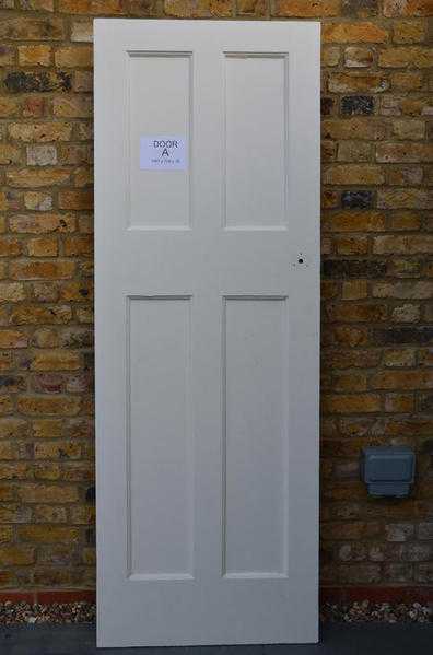 ORIGINAL 1930039s FOUR PANEL INTERNAL WOODEN DOORS FOR SALE