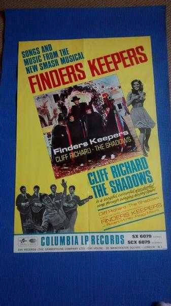 Original Cliff Richard film poster