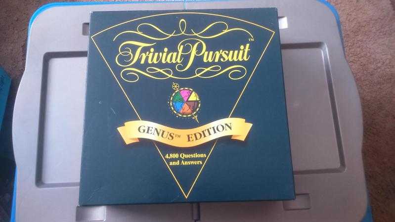 Original Trivial Pursuit Board Game