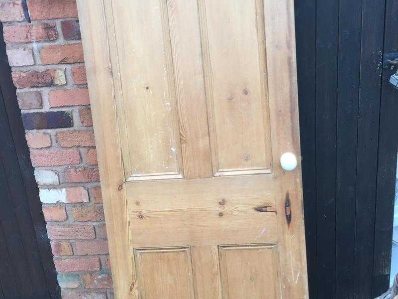 Original Victorian Wooden Interior 4 Panel Doors (6 available, 30 each)