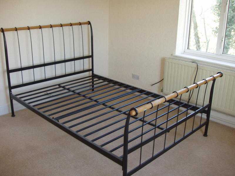 Ornamental iron bedstead