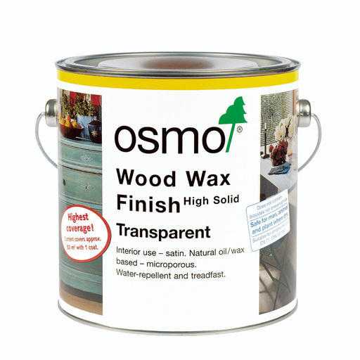 Osmo Wood Wax Finish Transparent, Cognac, 2.5L