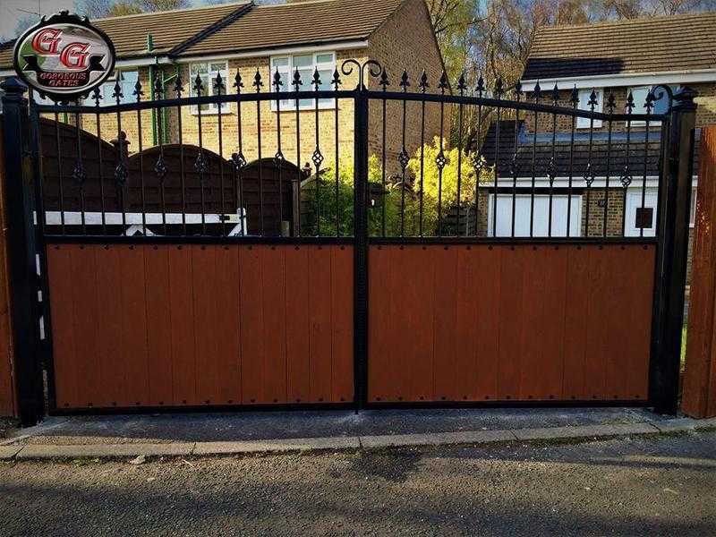 Our Offers - Single Gates 195, Driveways Gates 695, Wooden Cladded Gates 999. All Powder Coated amp