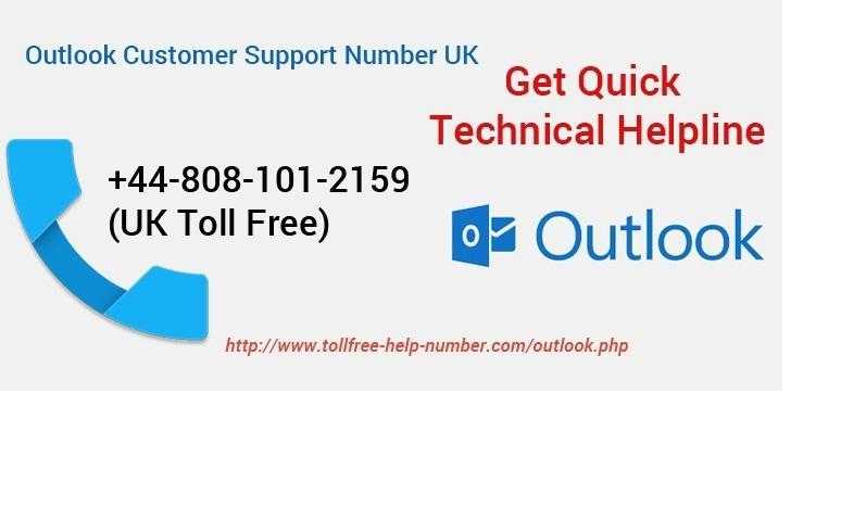 Outlook Technical Helpline Number UK 44 0808-101-2159