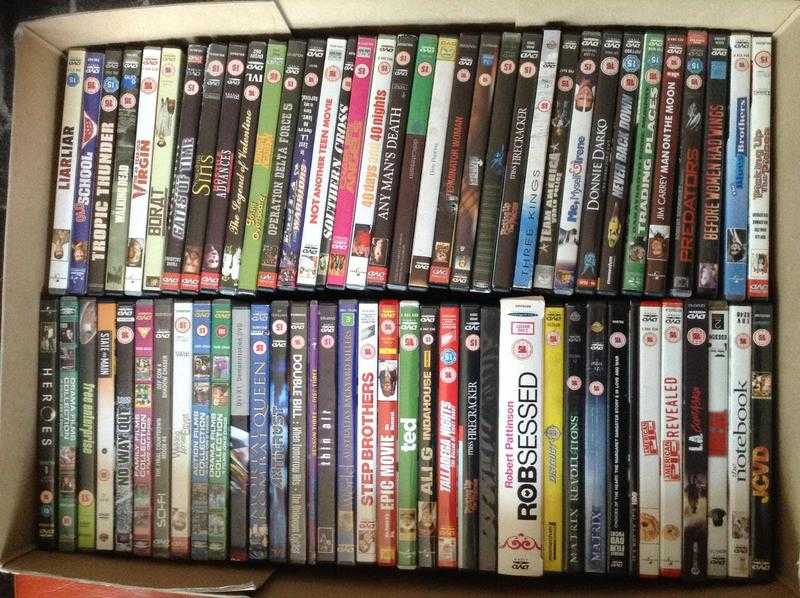 Over 340 DVD FILMS all in Cases