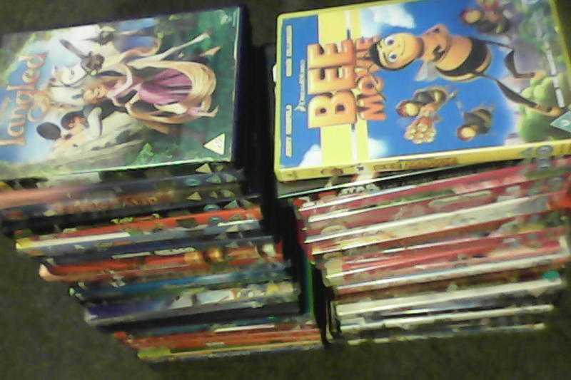 Over 40 family dvds (half Disney)