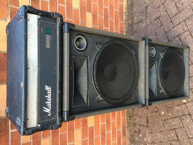 PA System Vintage Marshall tube amp  PA speakers in Bristol