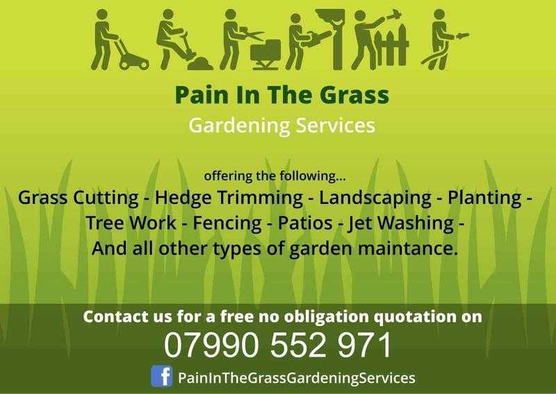 pain in the grass gardening services