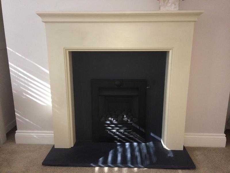 Painted fire surround