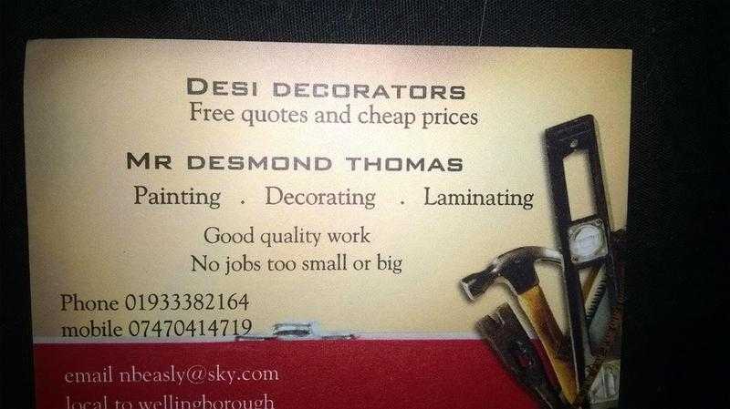 painting and decorator in Wellingborough