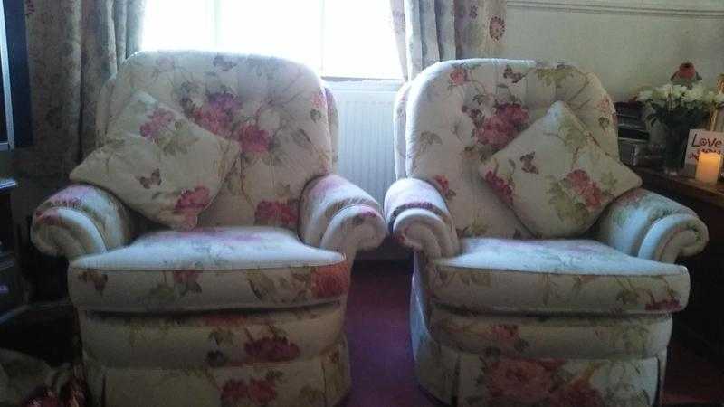 Pair armchairs bargain price