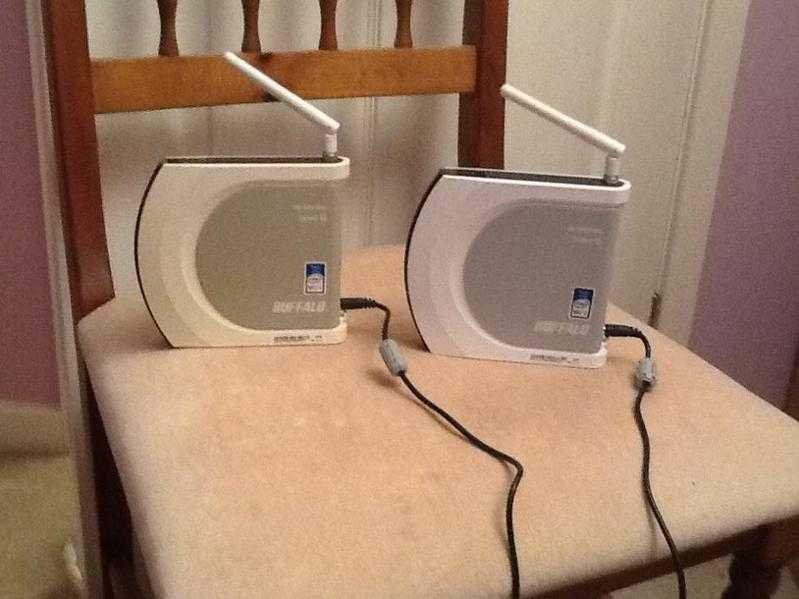 Pair if Buffalo broadband routers