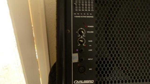 Pair of Carlsbro Em12.  12 Wedge Stage Monitors