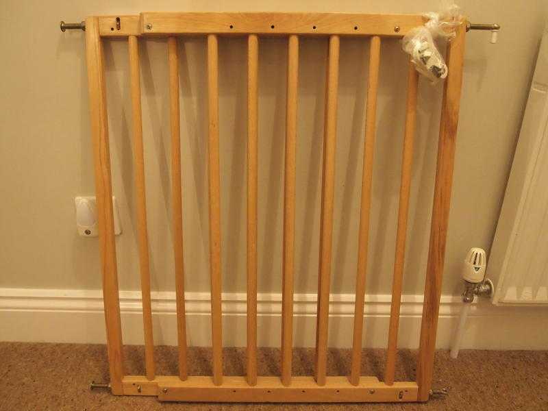 Pair of extendable Mama039s amp Papa039s wooden stair gates