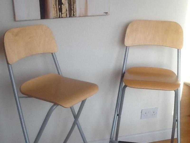 PAIR OF IKEA BAR STOOLS