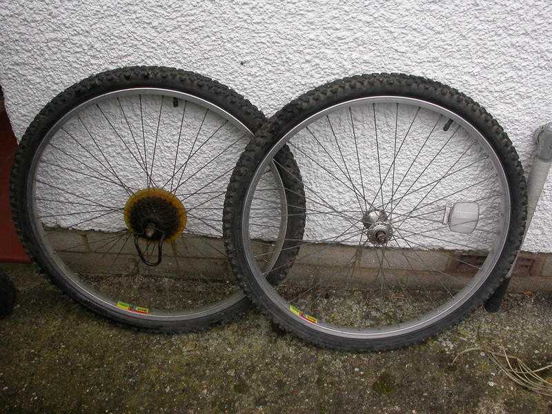 Pair of Mountain Bike Wheels