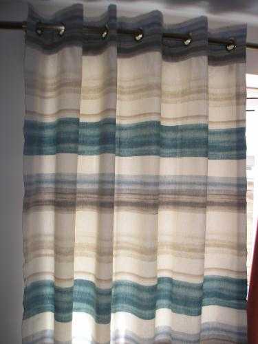 Pair of Next Fully Lined Eyelet Curtains - 66 x 72