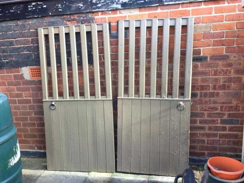 Pair of Single Wooden Garden Side Gates