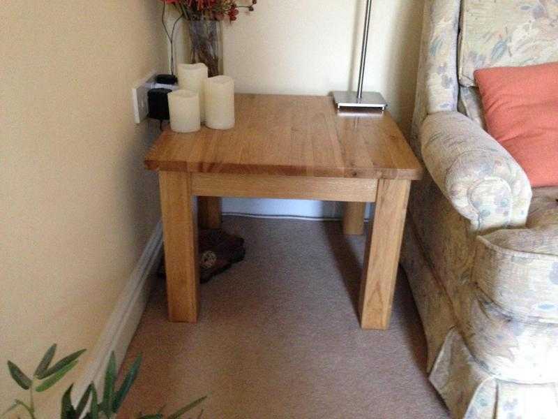 Pair of Solid Oak Tables