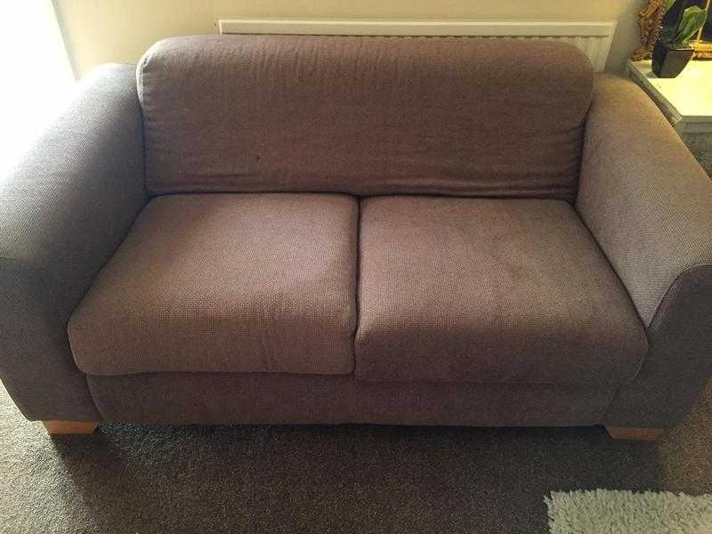 Pair of two-seater sofas